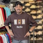تیشرت Hello | چاپ برجسته وارداتی