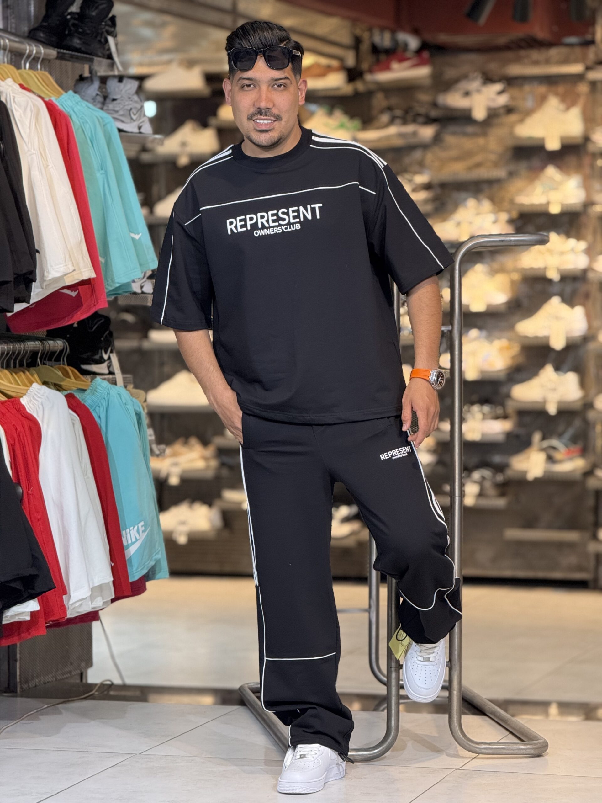 ست تیشرت و اسلش REPRESENT