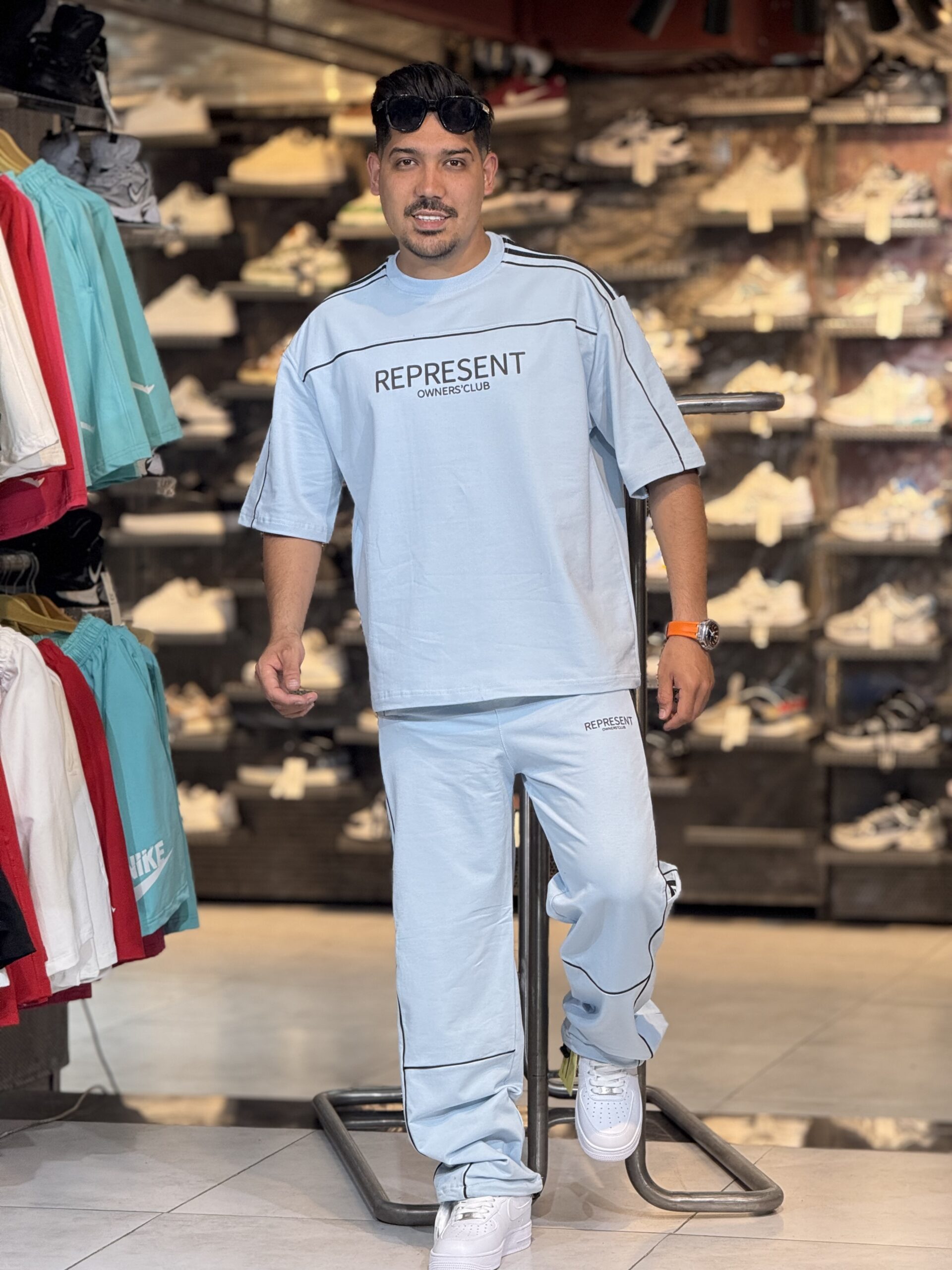 ست تیشرت و اسلش REPRESENT