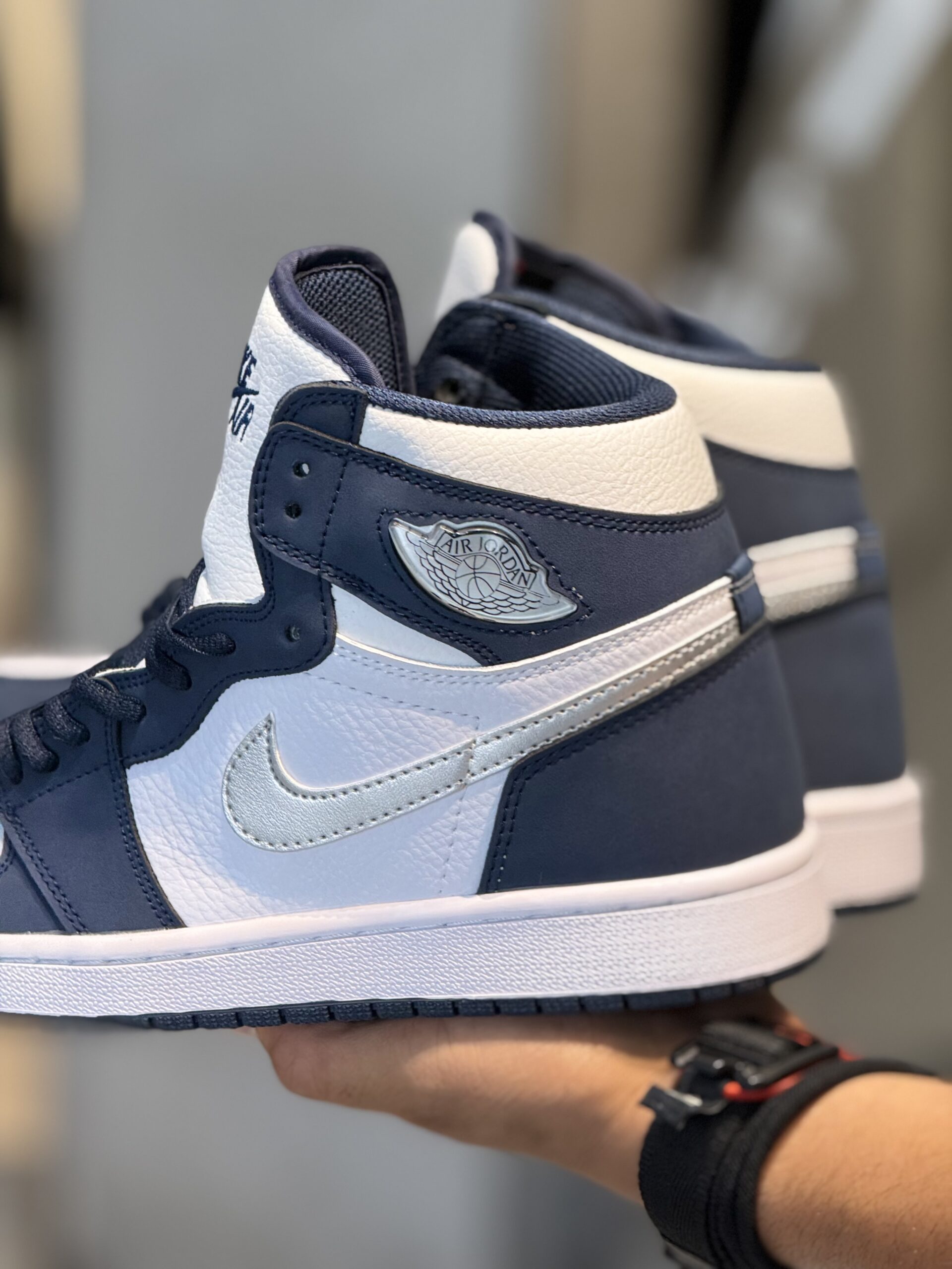 کتونی مستر وارداتی AJ1 MIDNIGHT NAVY