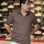 تیشرت نیم زیپ ALEXWANG