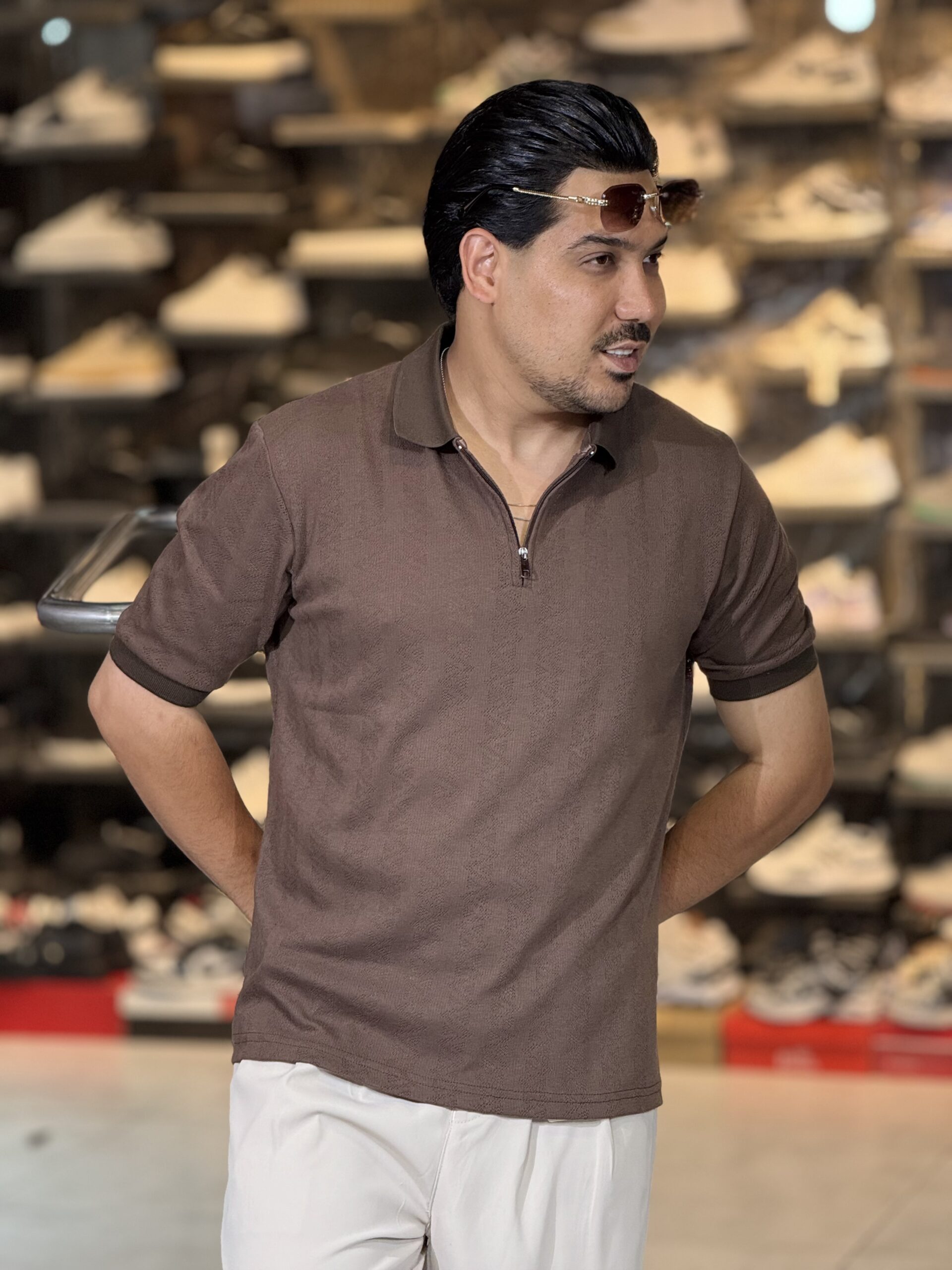 تیشرت نیم زیپ ALEXWANG