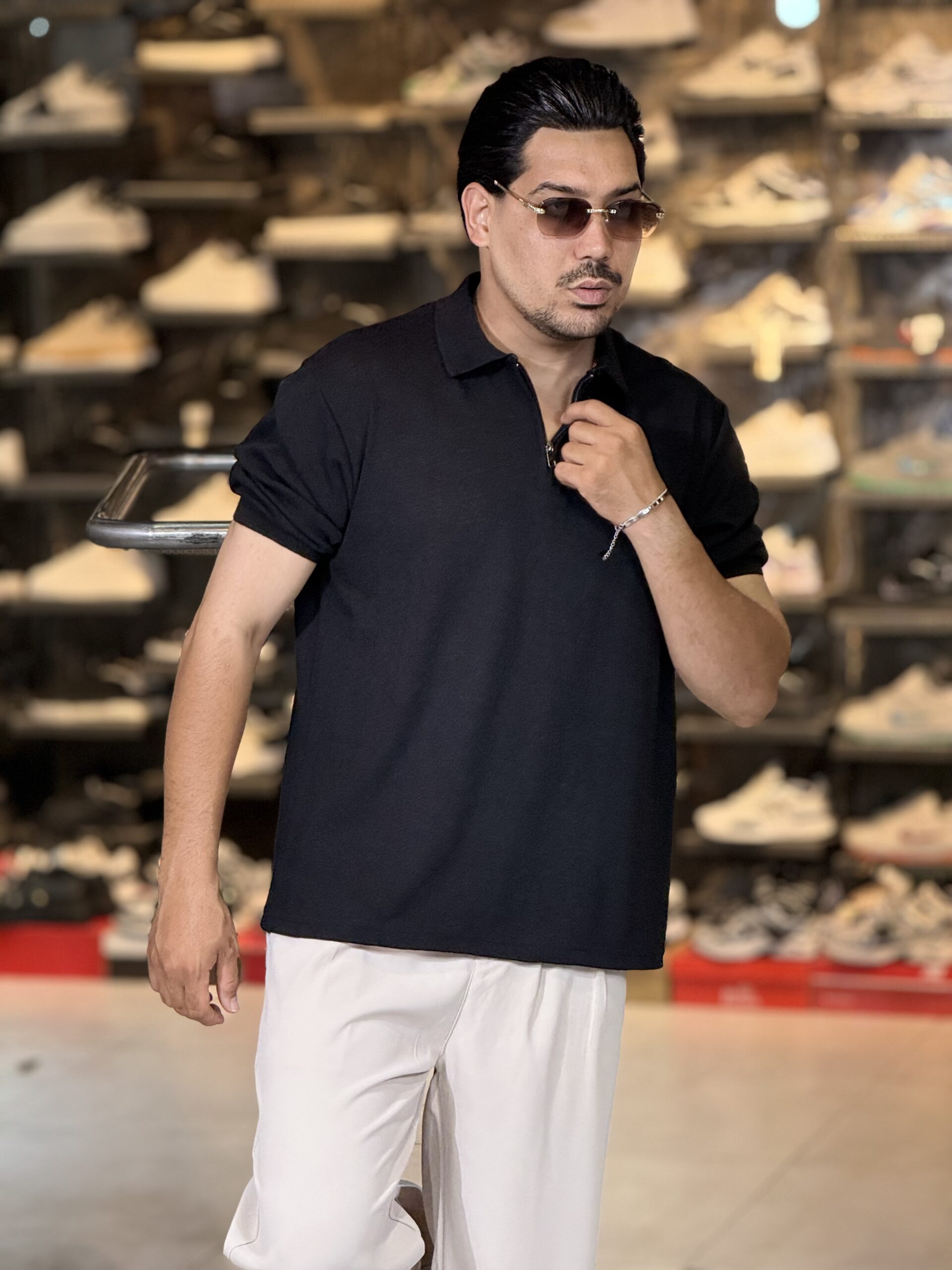 تیشرت نیم زیپ ALEXWANG