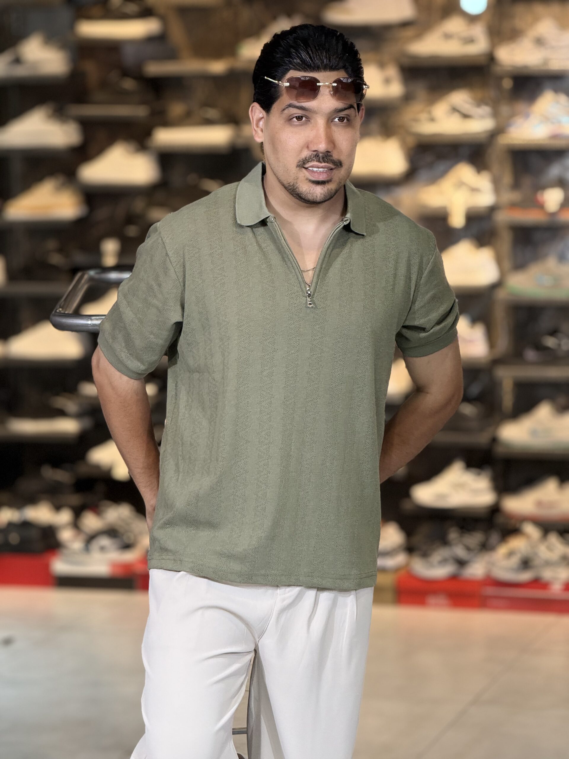 تیشرت نیم زیپ ALEXWANG